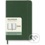 Moleskine A6 týdenní 2026 zelený – Zboží Živě