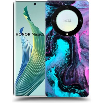 Pouzdro Picasee silikonové Honor Magic5 Lite 5G - Lean 2 černé