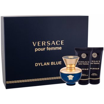 Versace Pour Femme Dylan Blue EDP 5 ml + tělové mléko 25 ml + sprchový gel 25 ml pro ženy dárková sada