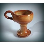 Keramická kadidelnice s ouškem (Hnědá) – Zboží Dáma