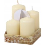 Ceramicus adventní STUPŇOVITÉ 4x6/7/8/9cm 4ks – Zboží Dáma