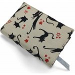 Nastavitelný obal na knihu Kočky na režné paperbacky, na výšku knihy 18 cm – Zboží Dáma