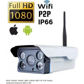 RGB.vision RGB-7804D 1080P 2MP FullHD WiFi IP P2P bullet venkovní kamera Micro SD