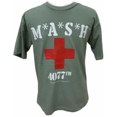 tričko MASH krátký rukáv khaki – Sleviste.cz