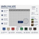 Závěs - PVC síť 250g/m2 – Hledejceny.cz