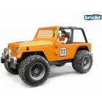 Bruder 2541 Jeep Cross Country oranžový s figurkou – Hledejceny.cz