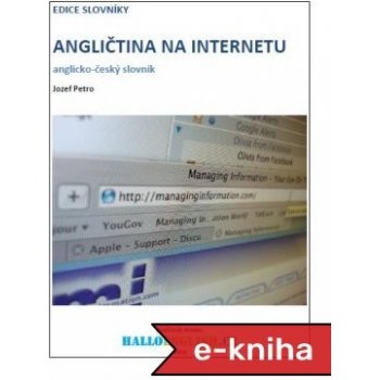 Angličtina na internetu. anglicko-český slovník - Jozef Petro