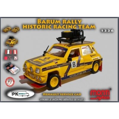 Monti System 1226 Renault R5 service car Barum rally historic team 1:28