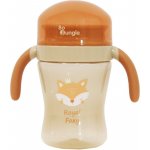 Bo Jungle drinking Cup 360° Mixer Grey tréninkový hrnek Royal Foxy 240 ml – Zboží Dáma