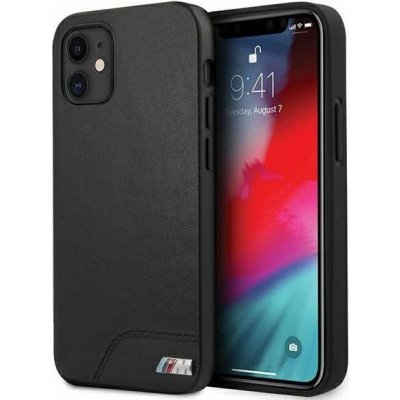 Pouzdro BMW iPhone 12 mini hardcase M Collection Smooth PU černé