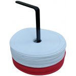 MERCO Značky na podlahu kruh sada 24 ks Barva: bílo-červená – Zboží Dáma