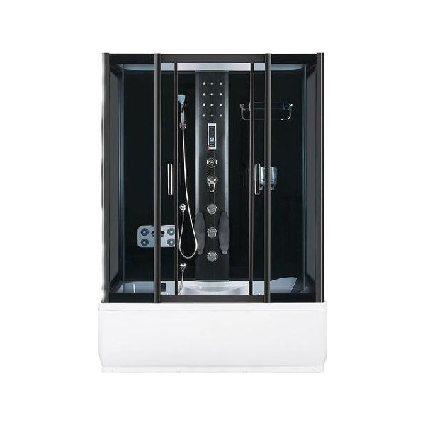  Aplomo Xelo 150x85x215 masážní sprchový box s vanou včetně sifonu