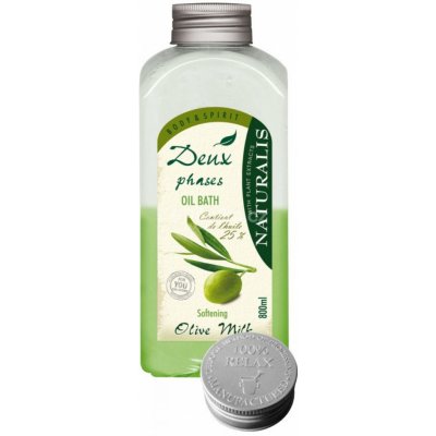 Naturalis dvousložková pěna do koupele zvláčňující Olive milk 800 ml – Zbozi.Blesk.cz