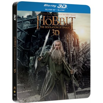 Hobit: Šmakova dračí poušť 2D+3D BD Steelbook