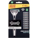 Wilkinson Sword Quattro Titanium Sensitive + 8 ks hlavic – Zboží Dáma