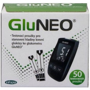 GluNeo proužky diagnostické ke glukometru Gluneo 50 ks