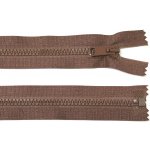 Kostěný zip no.5 rozepínací 40cm bundový color: 701 hnědá – Hledejceny.cz