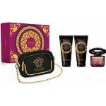 Versace Crystal Noir EDT 90 ml + sprchový gel 100 ml + tělové mléko 100 ml + kosmetická taštička dárková sada – Zbozi.Blesk.cz