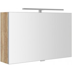 Sapho CLOE galerka s LED osvětlením 80x50x18cm, dub alabama CE080-0022