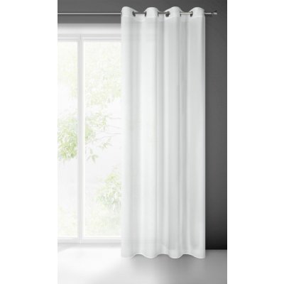 ZÁCLONA ESTEL 140X250 CM BÍLÁ – Hledejceny.cz