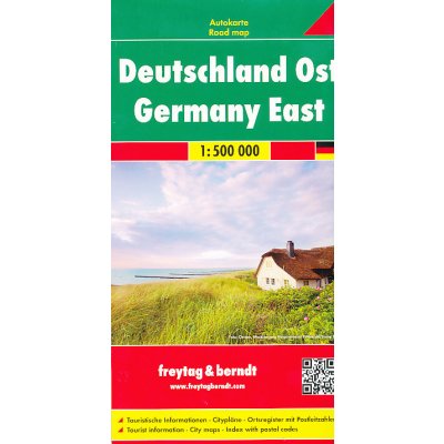 mapa Německo východ 1:500t.