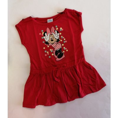 Dívčí šaty/tunika Minnie červené – Zboží Mobilmania