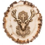 Zubíček Svatý Hubert velký parohové bolo růže – Zboží Dáma