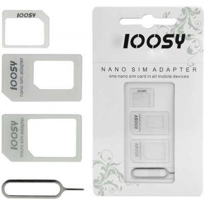 NOOSY Nano/Micro SIM adaptér 3v1 61321 – Hledejceny.cz