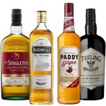 Bushmills Original 40,0% 0,7 l a Paddy Devil's Apple 35,0% 0,7 l a The Singleton of Dufftown Malt Master's Selection 44,0% 0,7 l a Teeling Small Batch 46,0% 0,7 l (set) – Zbozi.Blesk.cz