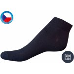 Bambusové kotníkové ponožky černá – Zboží Mobilmania