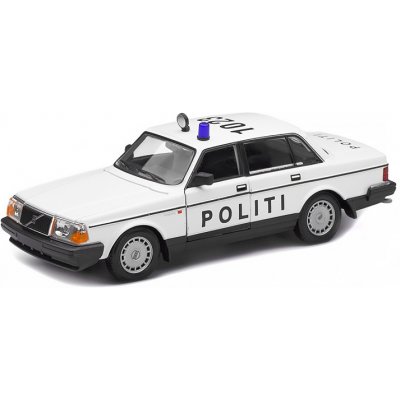 Welly Volvo 240 GL 1986 Politi Policie Dánsko 1:24