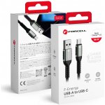 Forcell C256 USB A do USB C QC4.0 3A 66W Cafule 0,25m černý – Zboží Živě