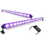 BeamZ BUV183 Set obsahující 2x LED UV BAR, 18x 3W – Zboží Mobilmania
