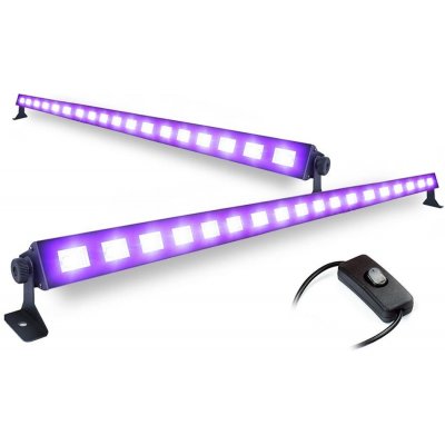 BeamZ BUV183 Set obsahující 2x LED UV BAR, 18x 3W – Zboží Mobilmania