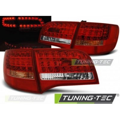 Světla zadní AUDI A6 C6 05-08 AVANT RED WHITE LED