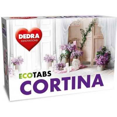 CORTINA ECOTABS ECO prací tablety na záclony, krajky a bílé spodní prádlo 8 ks