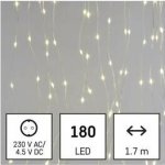 Emos D3EW02 LED vánoční nano řetěz záclona 2,9x1,5 m venkovní i vnitřní teplá bílá programy – Sleviste.cz