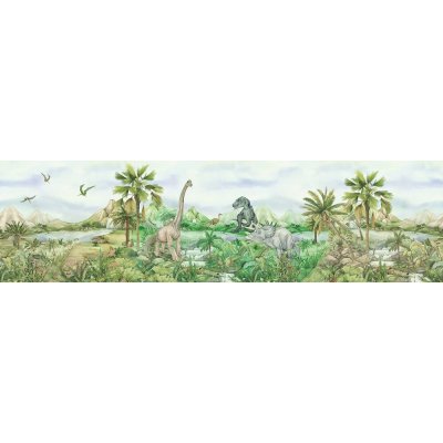 AG Design WBD-8185 Dětská samolepící bordura Dino, rozměry 5 m x 13,8 cm – Hledejceny.cz