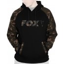 Fox Mikina Black / Camo Raglan Hoodie