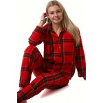 dámské teplé hřejivé červené káry 1Z1746 červená M – Hledejceny.cz