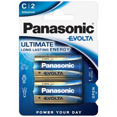 PANASONIC EVOLTA Platinum C 2ks LR14EGE/2BP – Zboží Mobilmania