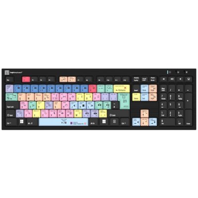 Logic Keyboard Adobe Premiere Pro CC PC Nero Line UK