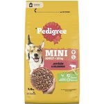 Pedigree Adult Mini hovězí a zelenina 1,4 kg – Hledejceny.cz