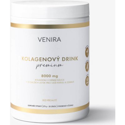 Venira Premium kolagenový drink pro vlasy, nehty a pleť bez příchutě 276 g – Hledejceny.cz