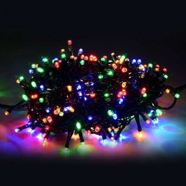 LUMA LED 100 LED řetěz 8,5m+5m IP44, vánoční dekorativní osvětlení,  venkovní i vnitřní použití, barevné od 349 Kč - Heureka.cz