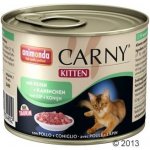 Carny Kitten Hovězí & krůtí srdce 6 x 200 g – Hledejceny.cz