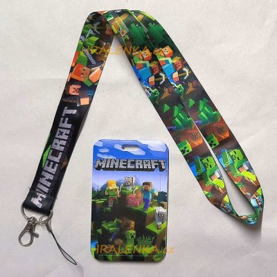 Šňůrka na krk s cedulkou Minecraft – Sleviste.cz