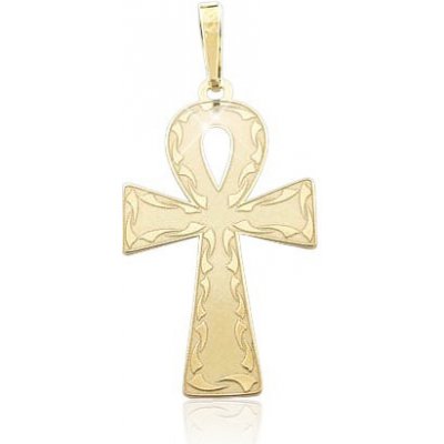 Zlatnictví Zlatíčko Zlatý přívěsek nilský kříž ankh 000.00018 – Zboží Mobilmania