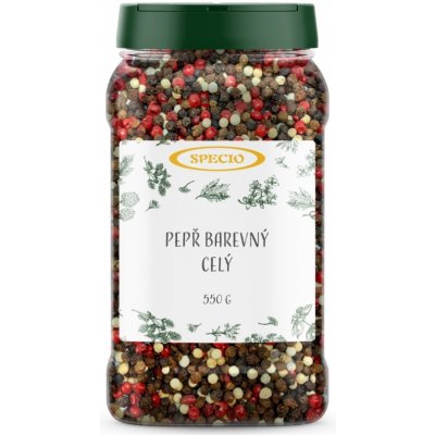 SPECIO Pepř barevný celý 550 g – Hledejceny.cz