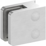 Feldmann 1133-V4A - nerezový držák skla na trubku pr. 33,7 mm - model 11, AISI 316 brus, pro nerezové zábradlí 1133-V4A – Zboží Mobilmania